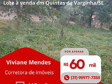 Lote - Venda - Quintas da Varginha - Sete Lagoas - MG