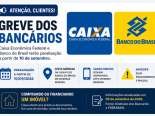 Greve dos banc�rios: Caixa e Banco do Brasil